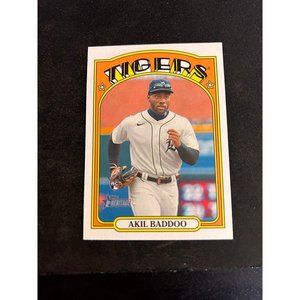 2021 topps heritage high number baseball rookie card of akil baddoo #540
